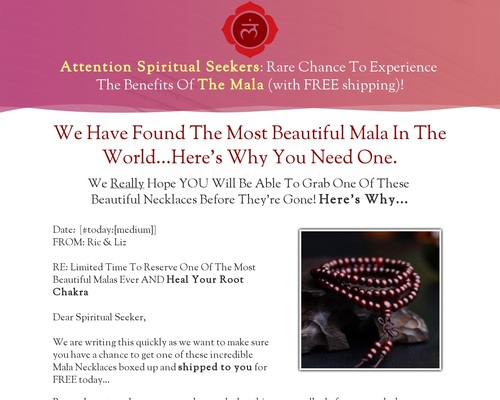 Mala Mantra Package Mala Mantra Package
