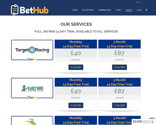 BetHub – Professional Sports Tipster Management BetHub – Professional Sports Tipster Management