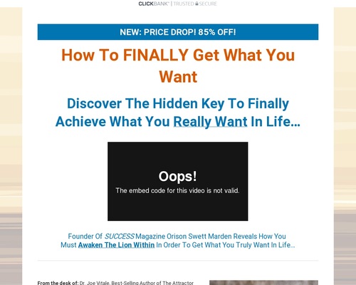 How To Get What You Want How To Get What You Want