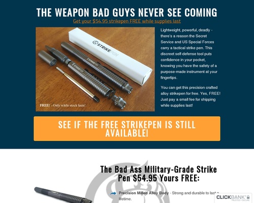 We are the #1 Tactical Pen in America! We are the #1 Tactical Pen in America!